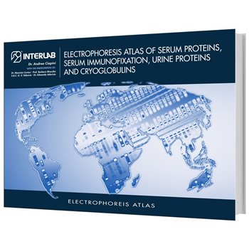 Electrophoresis atlas of serum proteins, serum immunofixation, urine proteins and cryoglobulins.