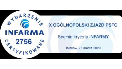 X Jubileuszowy Zjazd Polskiego Stowarzyszenia Farmaceutów Onkologicznych